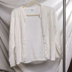 Vintage White Cardigan